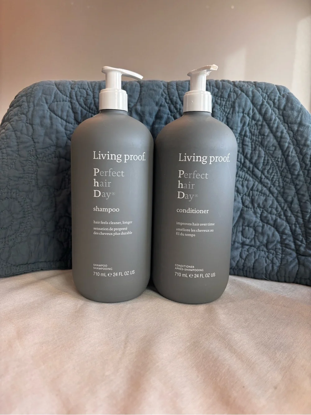 Living Proof Perfect Hair Day Shampoo Conditioner Set 24 oz Jumbo Pumps